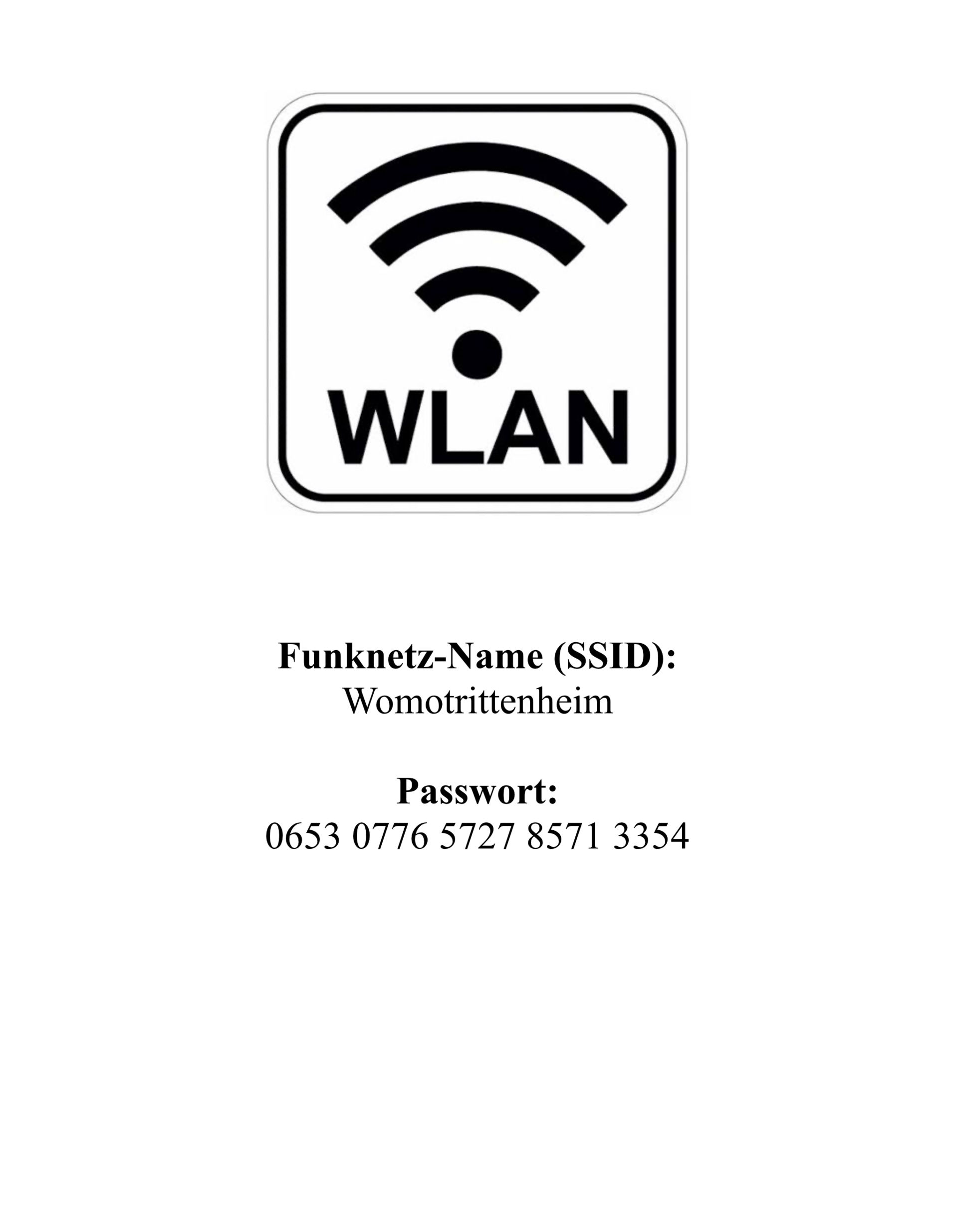 WLAN Wohnmobilstellplatz